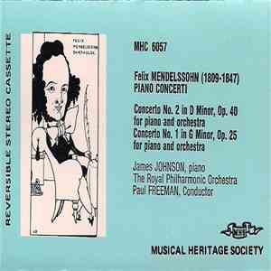 Felix Mendelssohn, James Johnson , The Royal Philharmonic Orchestra, Paul F ...