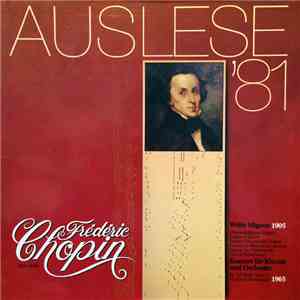 Frédéric Chopin - Welte Mignon / Konzert Für Klavier Und Orchester (Auslese ...
