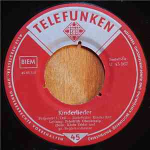 Bielefelder Kinderchor Leitung Friedrich Oberschelp - Kinderlieder