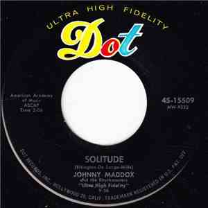 Johnny Maddox And The Rhythmasters - Solitude / Nickelodeon Tango