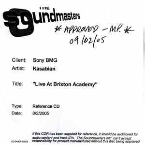 Kasabian - Live At Brixton Academy