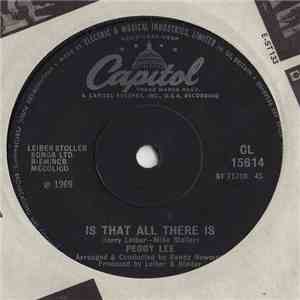 Peggy Lee - Is That All There Is