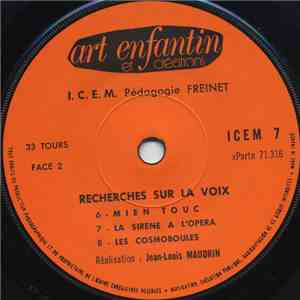 Various - Recherches Sur La Voix