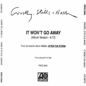 Crosby, Stills & Nash - It' Won't Go Away
