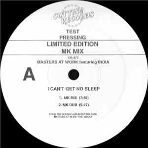 Masters At Work Featuring India - I Can't Get No Sleep / All That