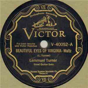 Lemuel Turner - Beautiful Eyes Of Virginia / Jake Bottle Blues