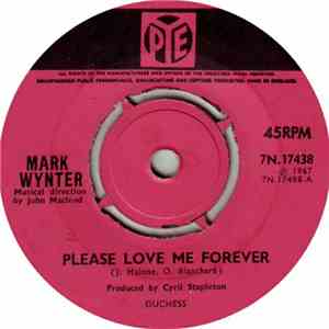Mark Wynter - Please Love Me Forever