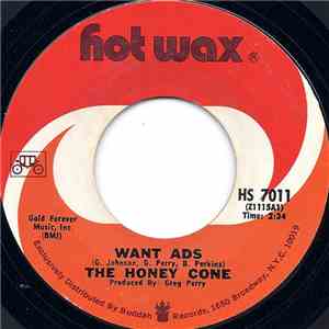 The Honey Cone - Want Ads / We Belong Together