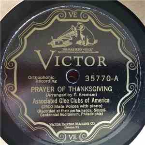 Associated Glee Clubs Of America - Prayer Of Thanksgiving / Swing Low Sweet Chariot
