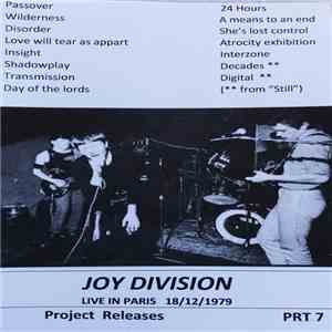 Joy Division - Live In Paris 18/12/1979