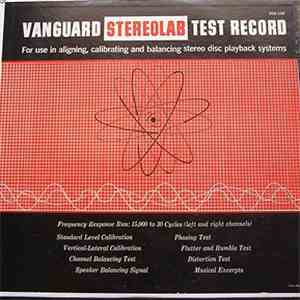 No Artist - Vanguard Stereolab Test Record