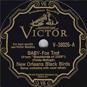 New Orleans Black Birds - Baby / Honolulu Blues