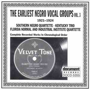 Southern Negro Quartette, Kentucky Trio, Florida Normal And Industrial Inst ...
