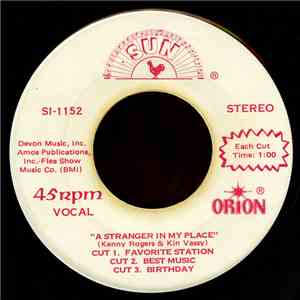 Orion  - A Stranger In My Place