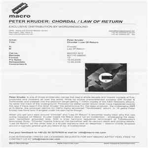 Peter Kruder - Chordal / Law Of Return