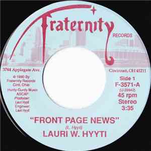 Lauri W. Hyyti - Front Page News