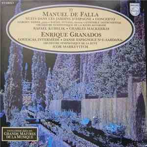 Manuel De Falla / Enrique Granados - Margrit Weber, Rafael Puyana, Ensemble ...