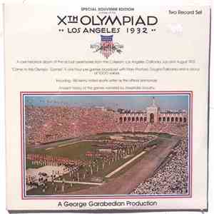 Alexander Scourby, Mary Pickford, Douglas Fairbanks - Xth Olympiad, Los Ang ...