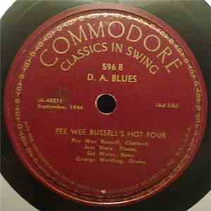 Pee Wee Russell's Hot Four - Take Me To The Land Of Jazz / D. A. Blues