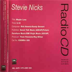 Stevie Nicks - Radio CD Maybe Love
