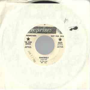 The Paris Sisters - Sincerely / Too Good To Be True