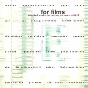 Various - For Films - Selected Works For Moving Pictures: Edit. 3