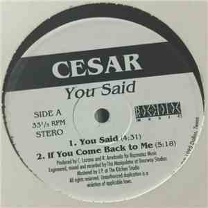 Cesar  - You Said