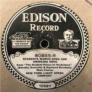 New York Light Opera Company - Students March Song And Drinking Song / Sere ...