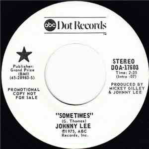 Johnny Lee - Sometimes