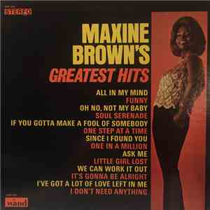 Maxine Brown - Maxine Brown's Greatest Hits