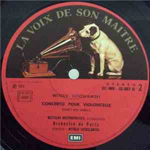 Dutilleux, Lutoslawski, Mstislav Rostropovitch, Orchestre De Paris, Serge B ...