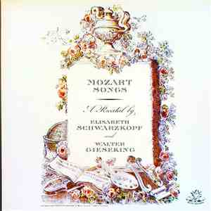Mozart – Elisabeth Schwarzkopf, Walter Gieseking - Mozart Songs