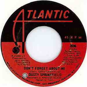 Dusty Springfield - Don't Forget About Me / Breakfast In Bed