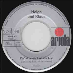 Helga & Klaus - Dass Du Mein Liebster Bist