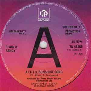 Plain & Fancy - A Little Sunshine Song