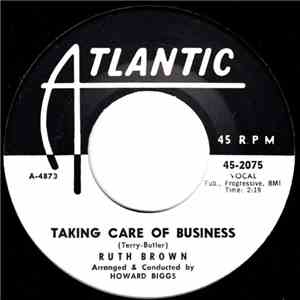 Ruth Brown - Taking Care Of Business / Honey Boy