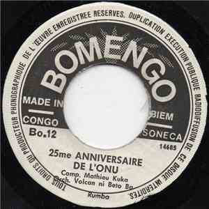 Orchestre Volcan Ni Beto Ba - 25me Anniversaire De L'Onu / Nono 1er