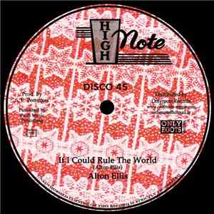 Alton Ellis / The Soul Syndicate - If I Could Rule The World / Lava