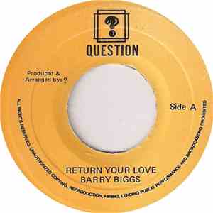 Barry Biggs - Return Your Love