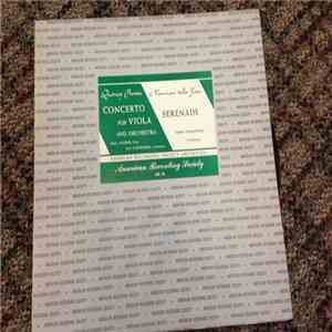 Quincy Porter, Norman Dello Joio - Concerto for Viola and Orchestra/Serenad ...