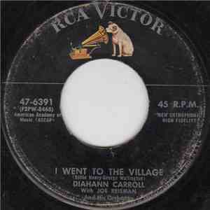 Diahann Carroll With Joe Reisman And His Orchestra - I Went To The Village  ...