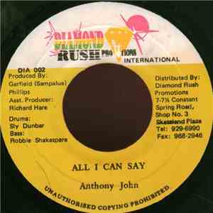Anthony John - All I Can Say