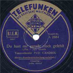 Tanzorchester Fud Candrix - Jeden Abend / Du Hast Mir Gerade Noch Gefehlt