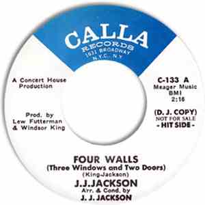 J.J. Jackson - Four Walls (Three Windows And Two Doors) / Here We Go Again
