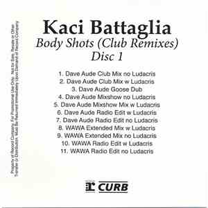 Kaci Battaglia - Body Shots (Club Remixes)