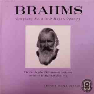 Brahms, The Los Angeles Philharmonic Orchestra Conducted By Alfred Wallenst ...
