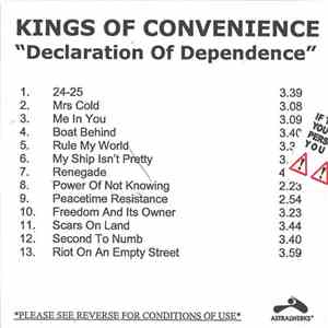 Kings Of Convenience - Declaration Of Dependence