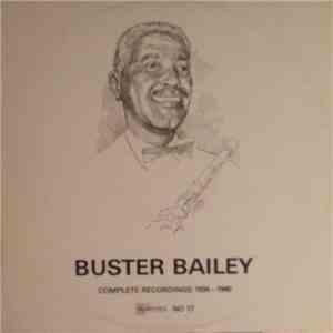 Buster Bailey - Complete Recordings 1934-1940