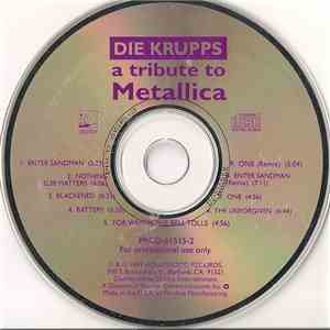 Die Krupps - A Tribute To Metallica