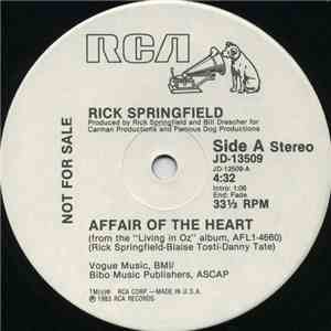 Rick Springfield - Affair Of The Heart